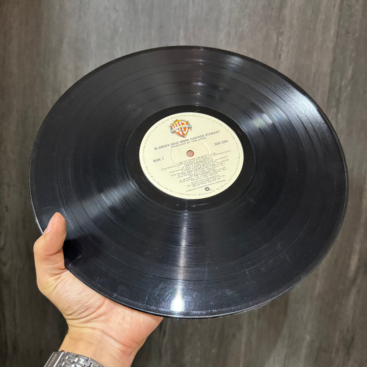ROD STEWART - BLONDES HAVE MORE FUN LP VINILO DE EPOCA