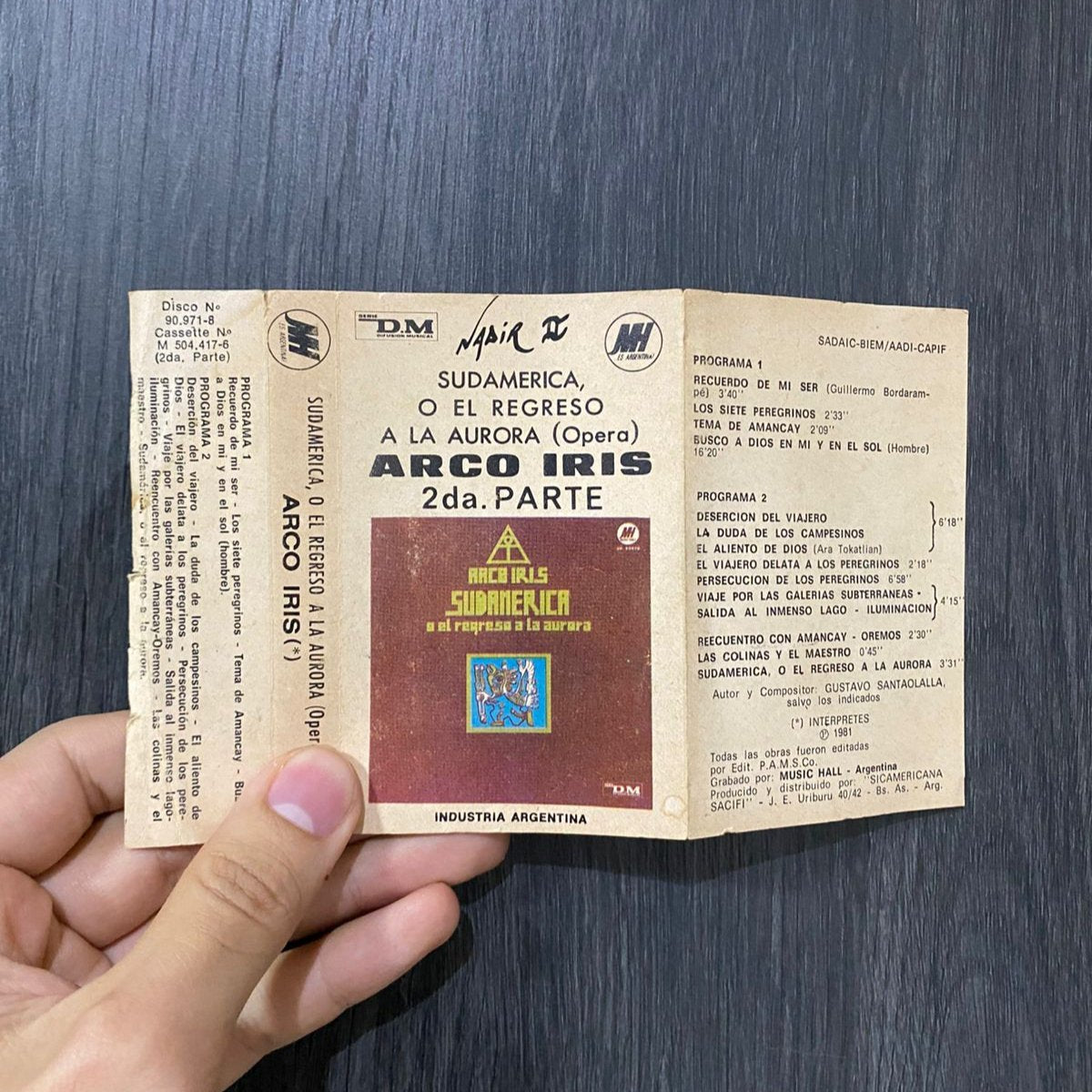 Sudamérica o el regreso a la aurora - Arco iris Cassette doble.