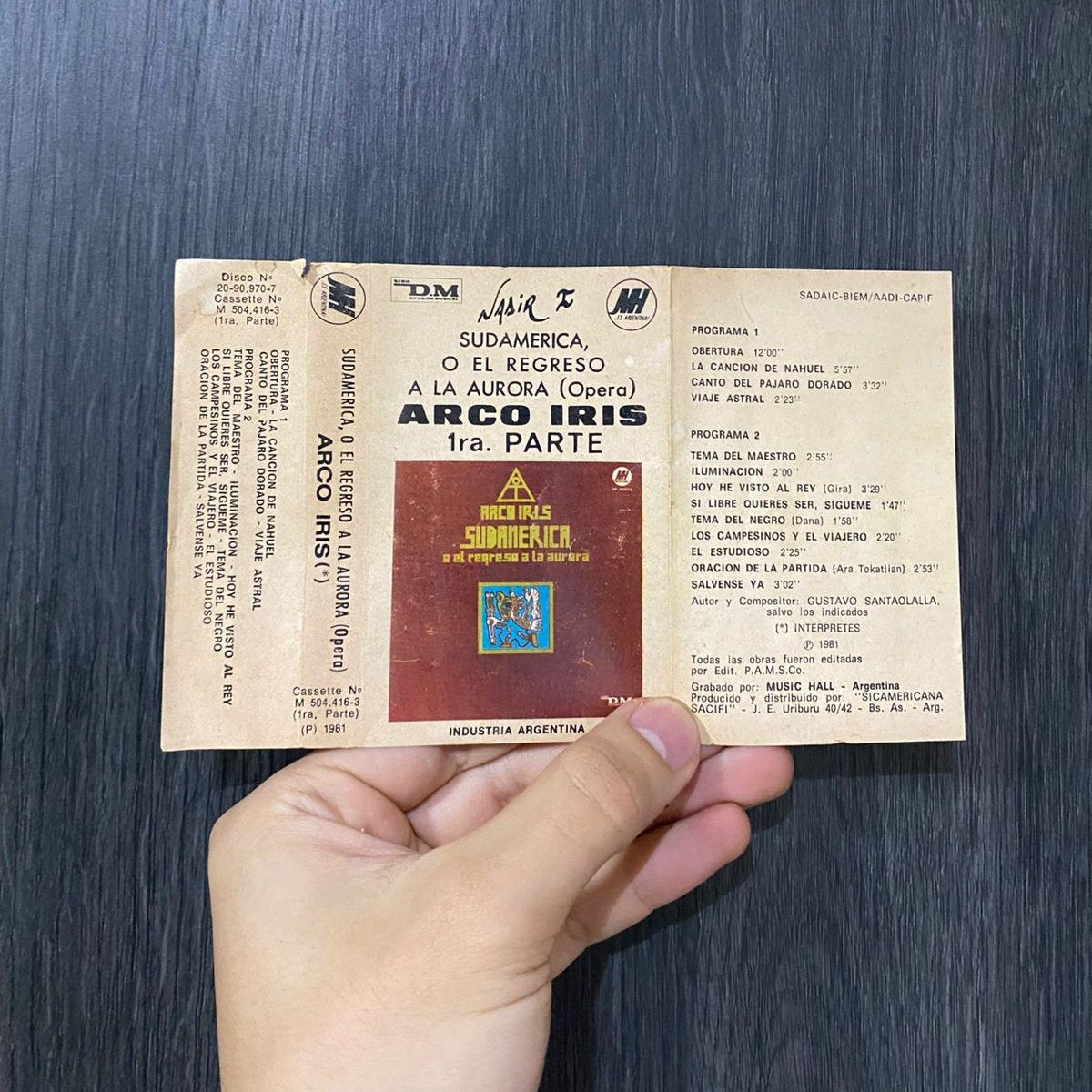 Sudamérica o el regreso a la aurora - Arco iris Cassette doble.
