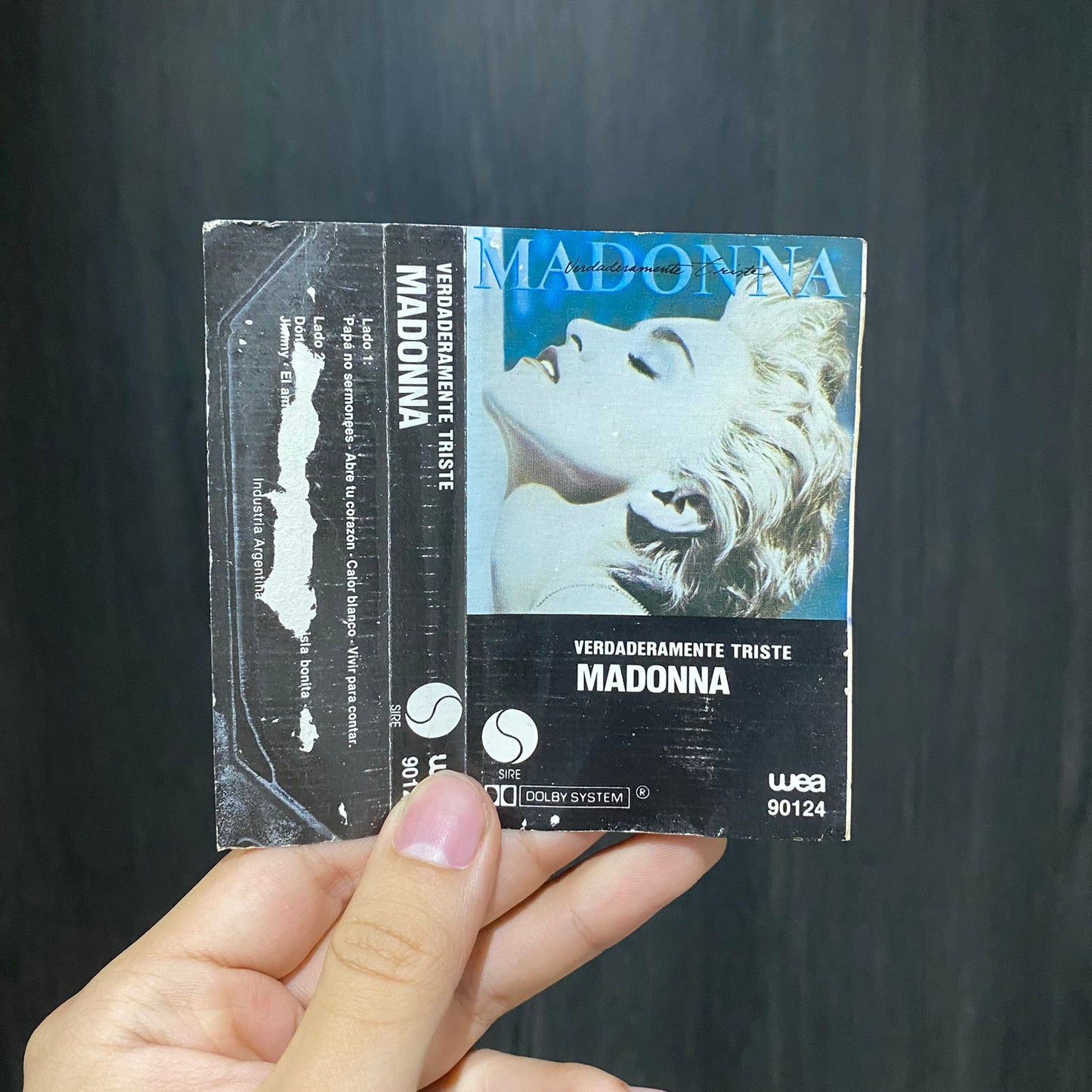 Verdaderamente triste (True Blue) - Madonna.