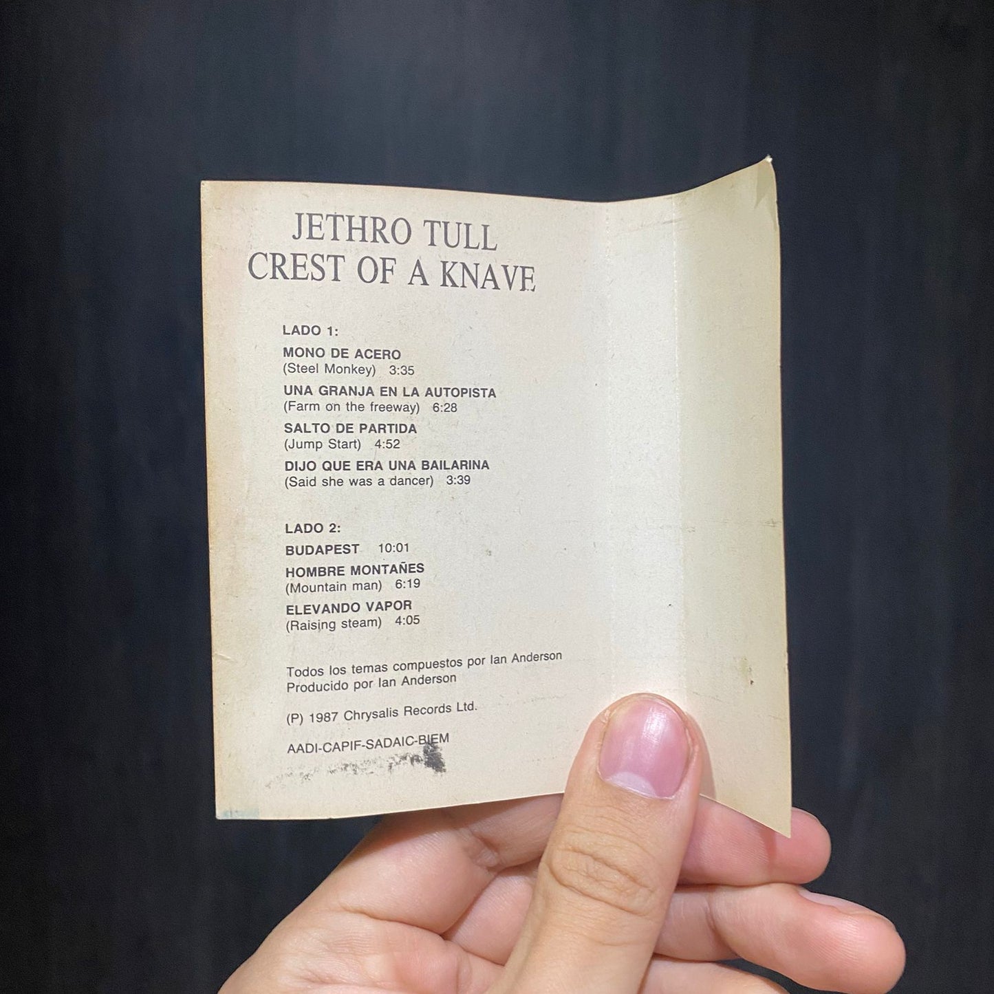 Crest of a knave - Jethro Tull.
