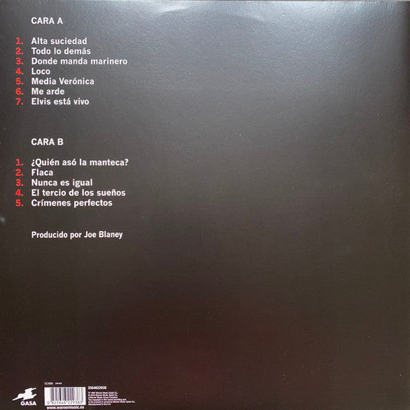 ANDRES CALAMARO - ALTA SUCIEDAD LP VINILO