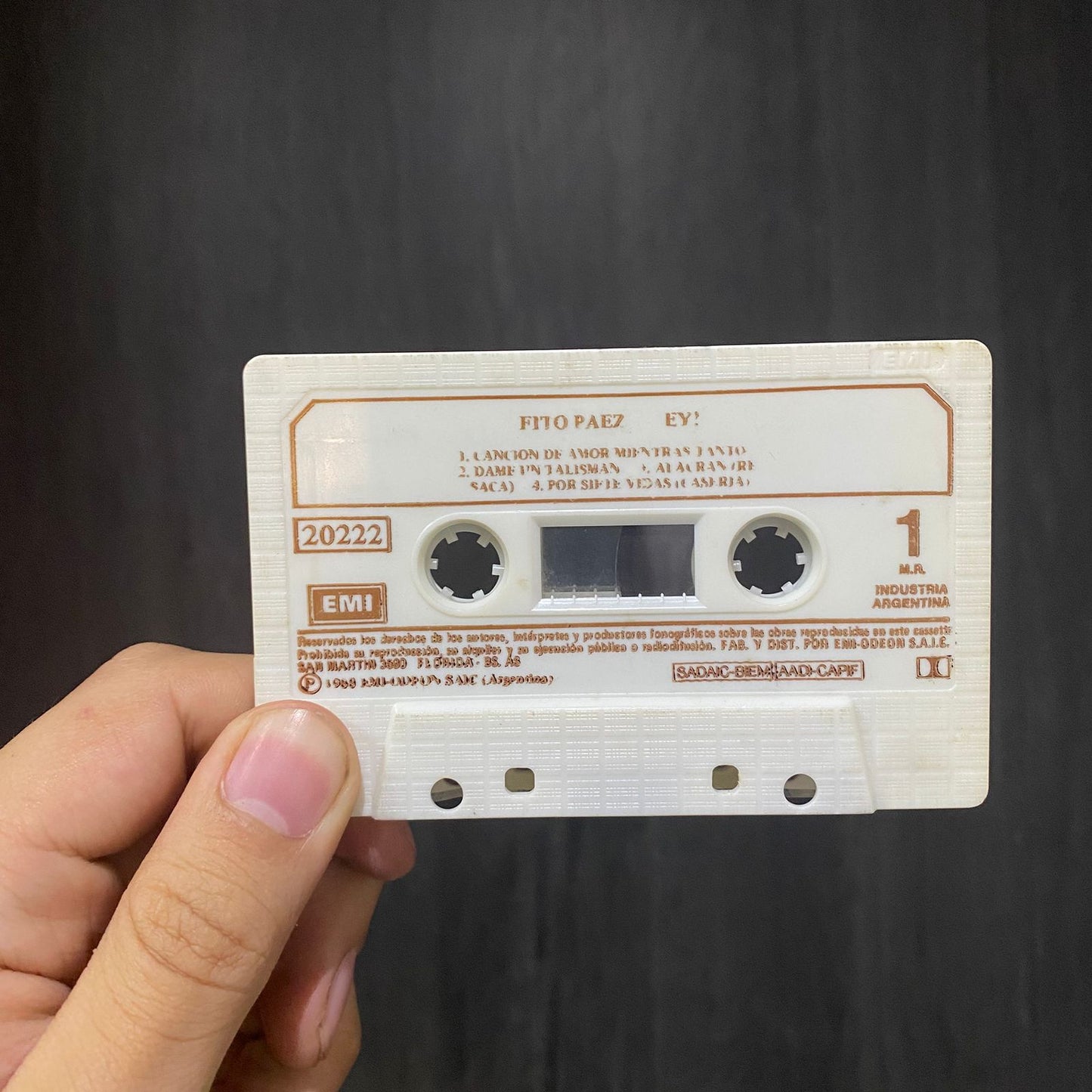 Ey! - Fito Paez Cassette (2)