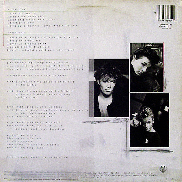 A-HA - HUNTING HIGH AND LOW LP VINILO