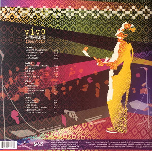 JOE VASCONCELLOS - VIVO 1999-2019 2LPs