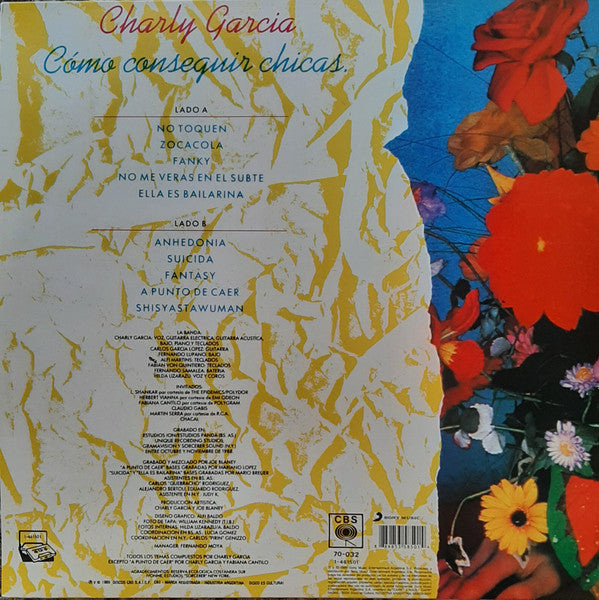 CHARLY GARCIA - COMO CONSEGUIR CHICAS LP VINILO