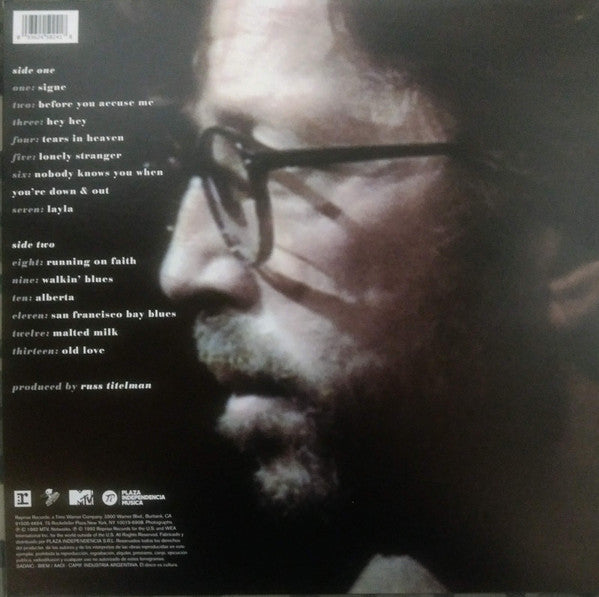 ERIC CLAPTON - MTV UNPLUGGED LP VINILO