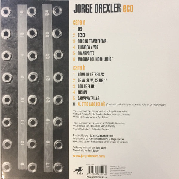 JORGE DREXLER - ECO LP VINILO