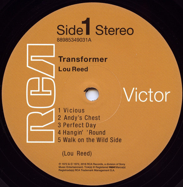 LOU REED - TRANSFORMER LP VINILO