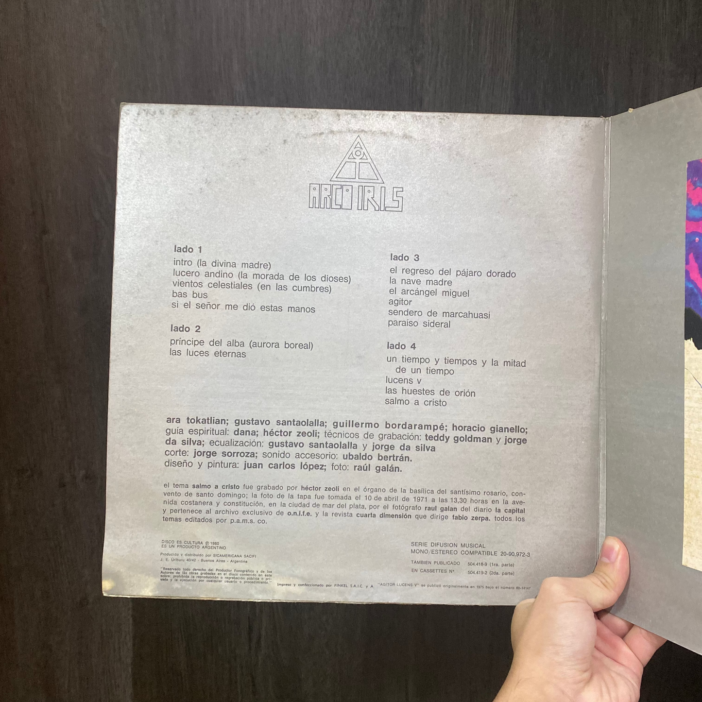 ARCO IRIS - AGITOR LUCENS V 2LPs EPOCA.