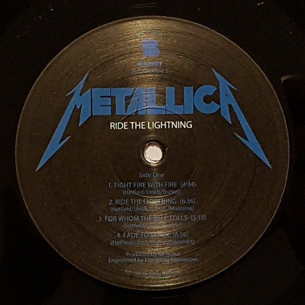 METALLICA - RIDE THE LIGHTNING LP VINILO