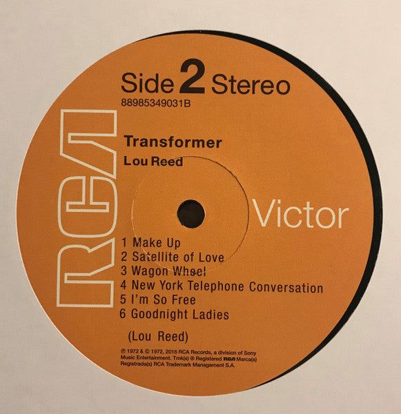 LOU REED - TRANSFORMER LP VINILO
