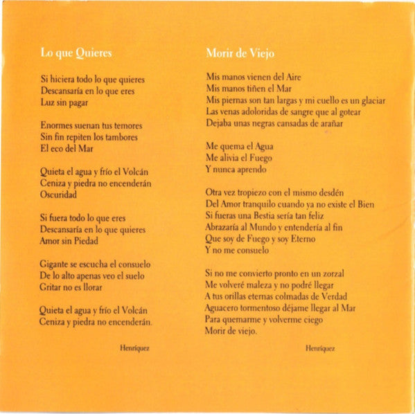 LOS TRES - LA SANGRE EN EL CUERPO CD