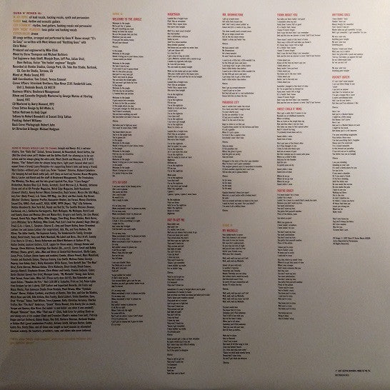 GUNS N ROSES - APPETITE FOR DESTRUCTION LP VINILO