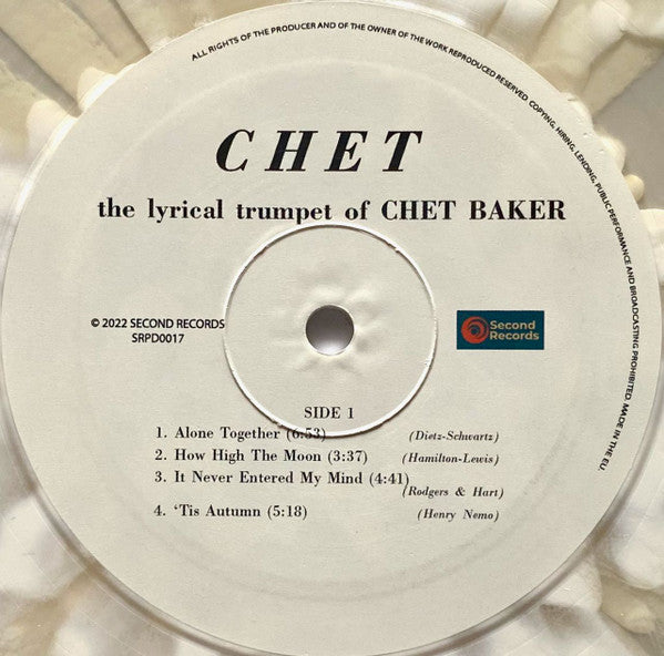 CHET BAKER - CHET LP LIMITED EDITION VINILO