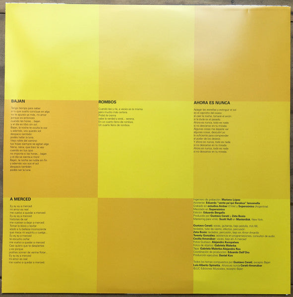 GUSTAVO CERATI - AMOR AMARILLO 2LPs
