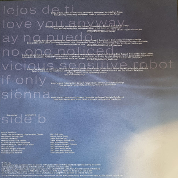 THE MARIAS - SUBMARINE LIMITED EDITION BONE LP VINILO