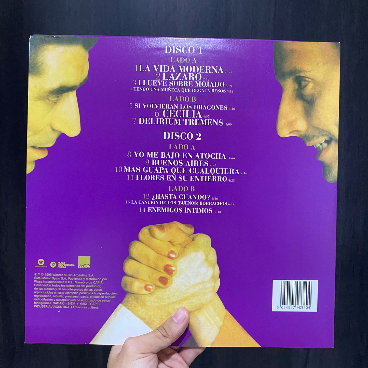 JOAQUIN SABINA / FITO PAEZ - ENEMIGOS INTIMOS 2LPs