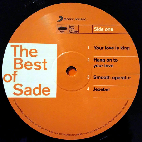 SADE - THE BEST OF SADE 2LPs VINILO