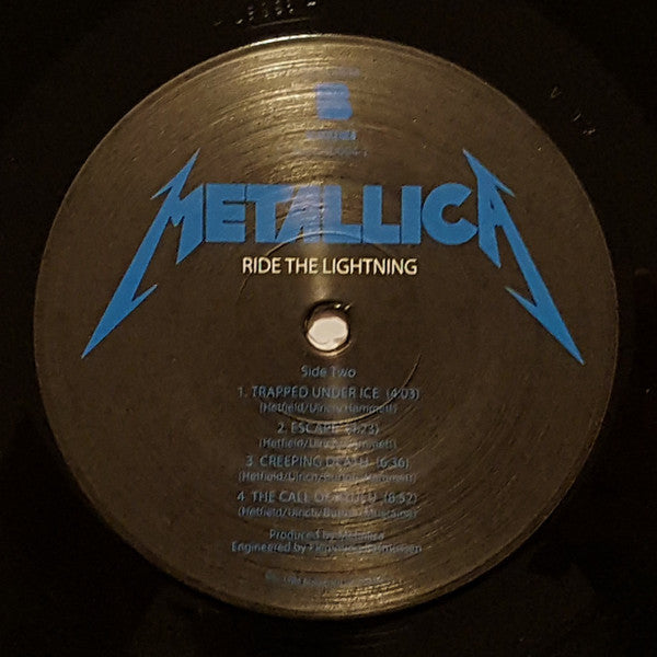 METALLICA - RIDE THE LIGHTNING LP VINILO
