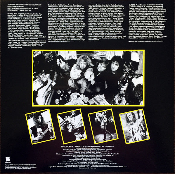 METALLICA - MASTER OF PUPPETS LP VINILO