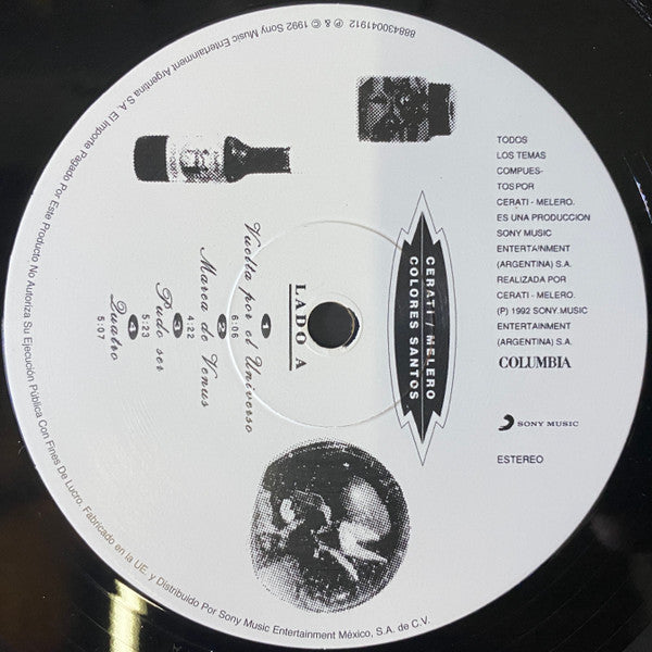 GUSTAVO CERATI / DANIEL MELERO - COLORES SANTOS LP VINILO
