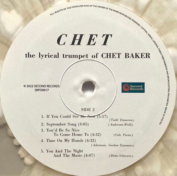 CHET BAKER - CHET LP LIMITED EDITION VINILO
