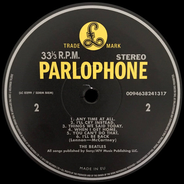 THE BEATLES - A HARD DAYS NIGHT LP VINILO