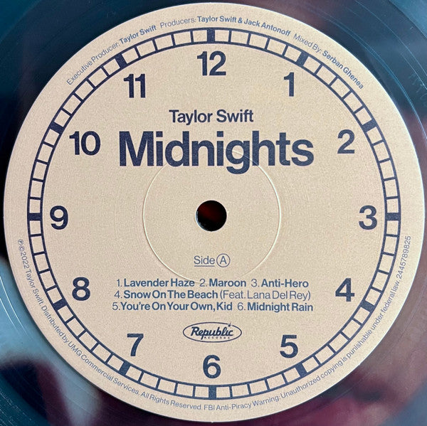 TAYLOR SWIFT - MIDNIGHTS SPECIAL EDITION LP VINILO