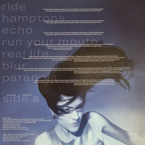 THE MARIAS - SUBMARINE LIMITED EDITION BONE LP VINILO
