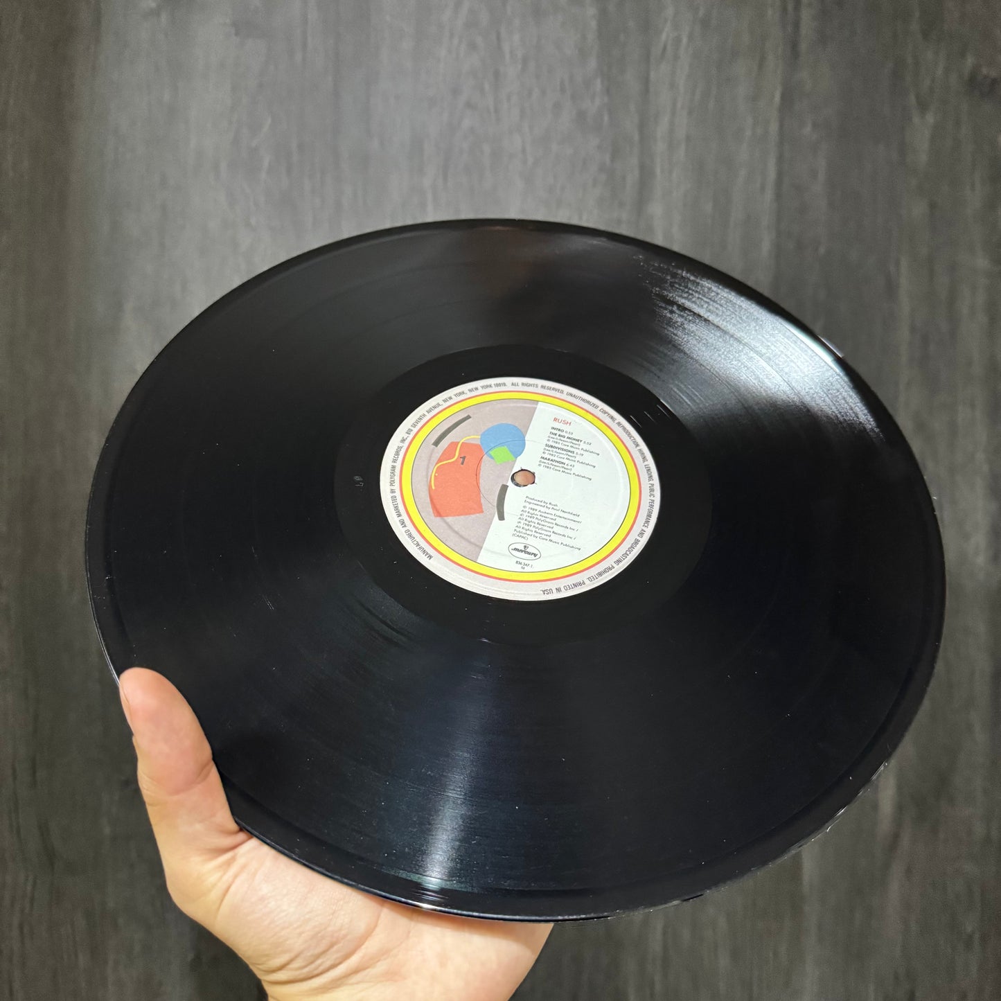 RUSH - A SHOW OF HANDS (LIVE) 2LPs VINILO DE EPOCA PROMOCIONAL