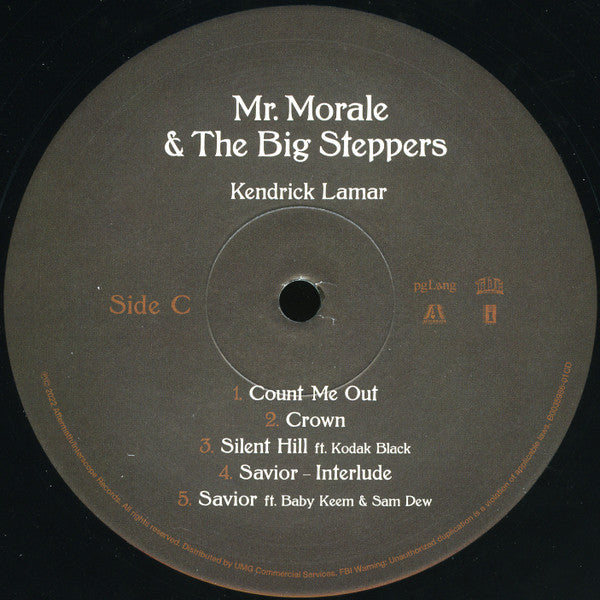 KENDRICK LAMAR - MR. MORALE & THE BIG STEPPERS 2LPs VINILO
