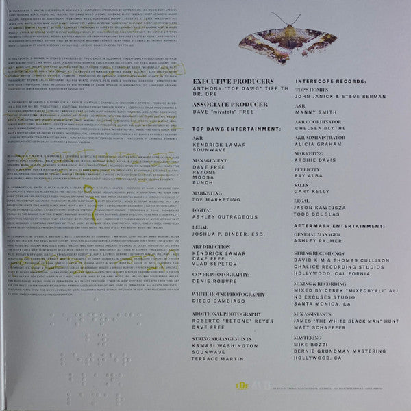 KENDRICK LAMAR - TO PIMP A BUTTERFLY 2LPs VINILO
