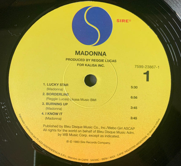 MADONNNA - MADONNA LP VINILO