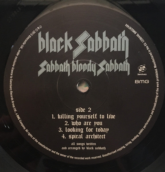 BLACK SABBATH -SABBATH BLOODY SABBATH LP