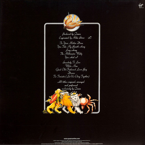 QUEEN - A DAY AT THE RACES LP VINILO HALF SPEED MASTERED