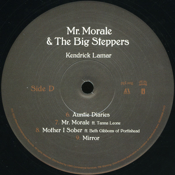 KENDRICK LAMAR - MR. MORALE & THE BIG STEPPERS 2LPs VINILO
