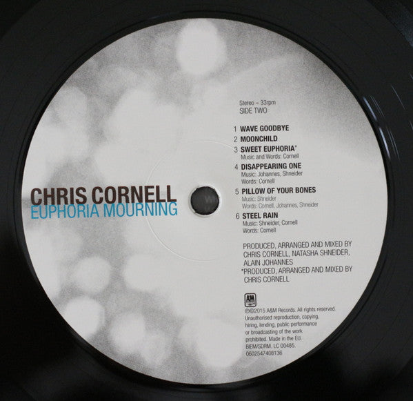 CHRIS CORNELL - EUPHORIA MOURNING LP VINILO
