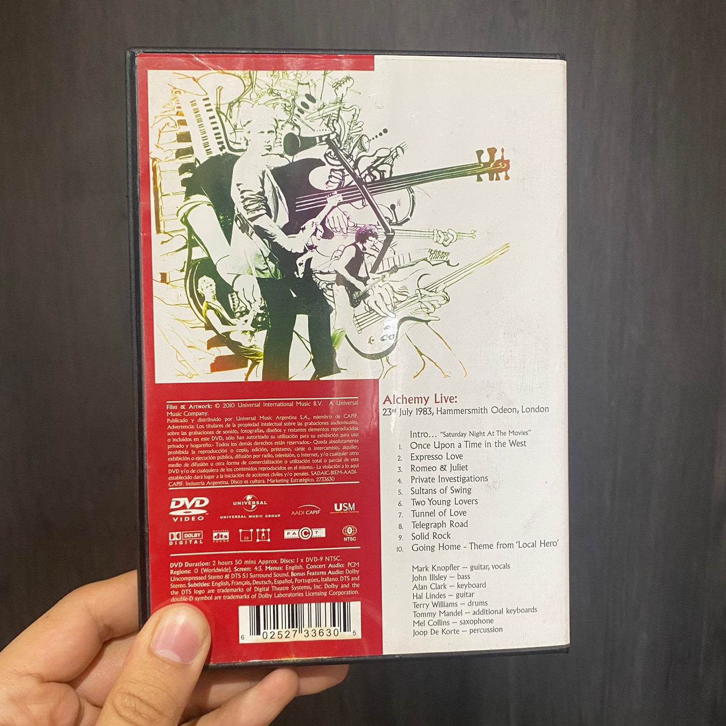 Alchemy Live - Dire Straits. DVD