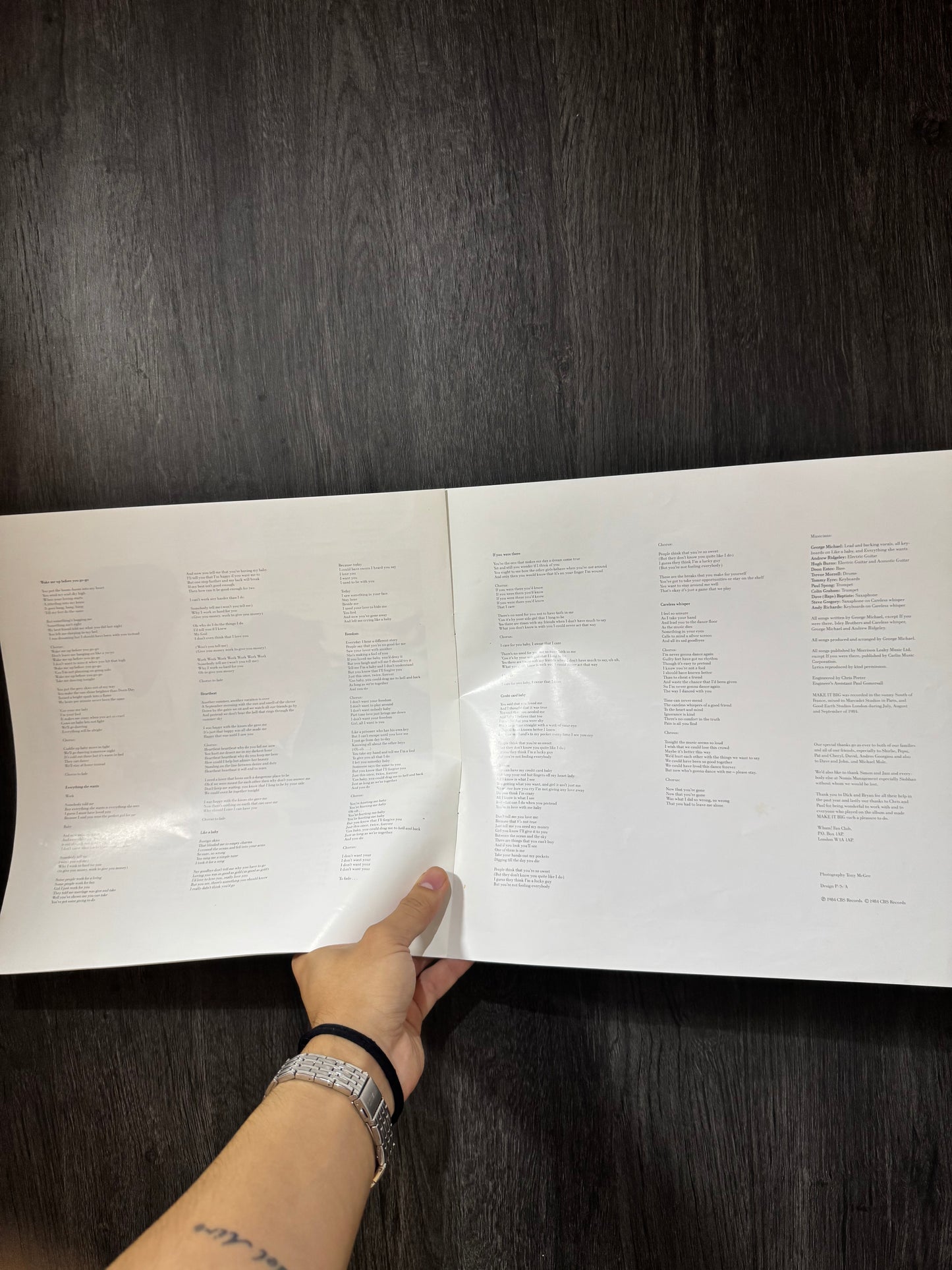 WHAM - MAKE IT BIG LP EDICION JAPONESA