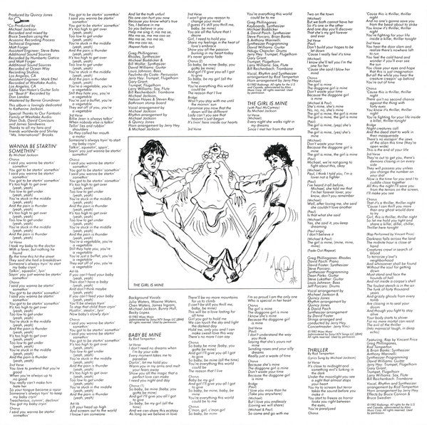 MICHAEL JACKSON - THRILLER LP VINILO