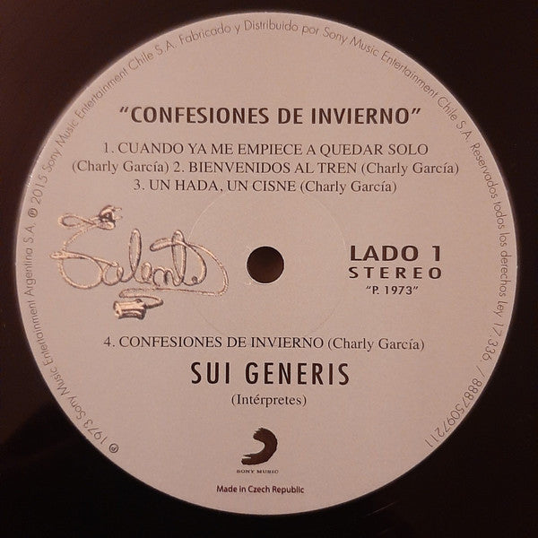 SUI GENERIS - CONFESIONES DE INVIERNO LP VINILO