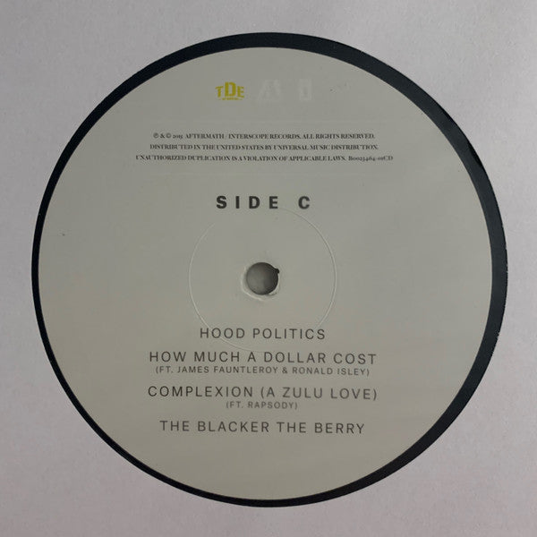 KENDRICK LAMAR - TO PIMP A BUTTERFLY 2LPs VINILO