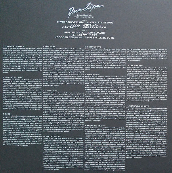 DUA LIPA - FUTURE NOSTALGIA DELUXE EDITION 2LPs VINILO