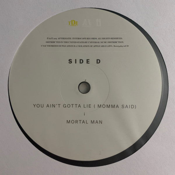 KENDRICK LAMAR - TO PIMP A BUTTERFLY 2LPs VINILO