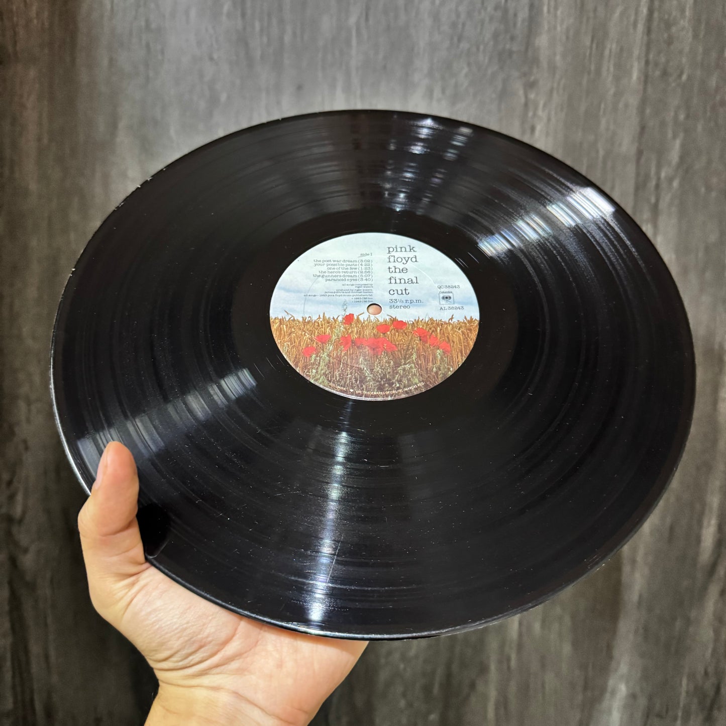 PINK FLOYD - THE FINAL CUT LP VINILO DE EPOCA