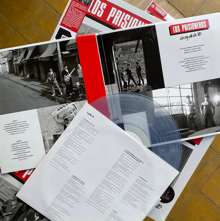LOS PRISIONEROS - LA VOZ DE LOS 80 HALFSPEED MASTERING / ABBEY ROAD STUDIOS LP VINILO LIMITED EDITION
