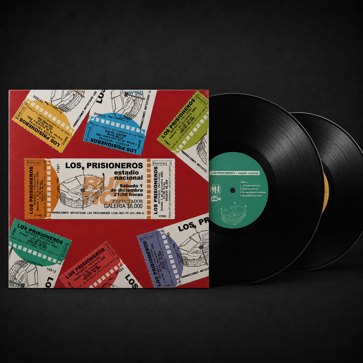LOS PRISIONEROS - ESTADIO NACIONAL VOLUMEN 2 2LPs VINILO