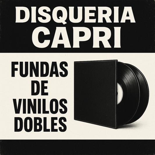 PACK 50 FUNDAS PARA VINILOS DOBLES/GATEFOLD (25 INTERNAS + 25 EXTERNAS)