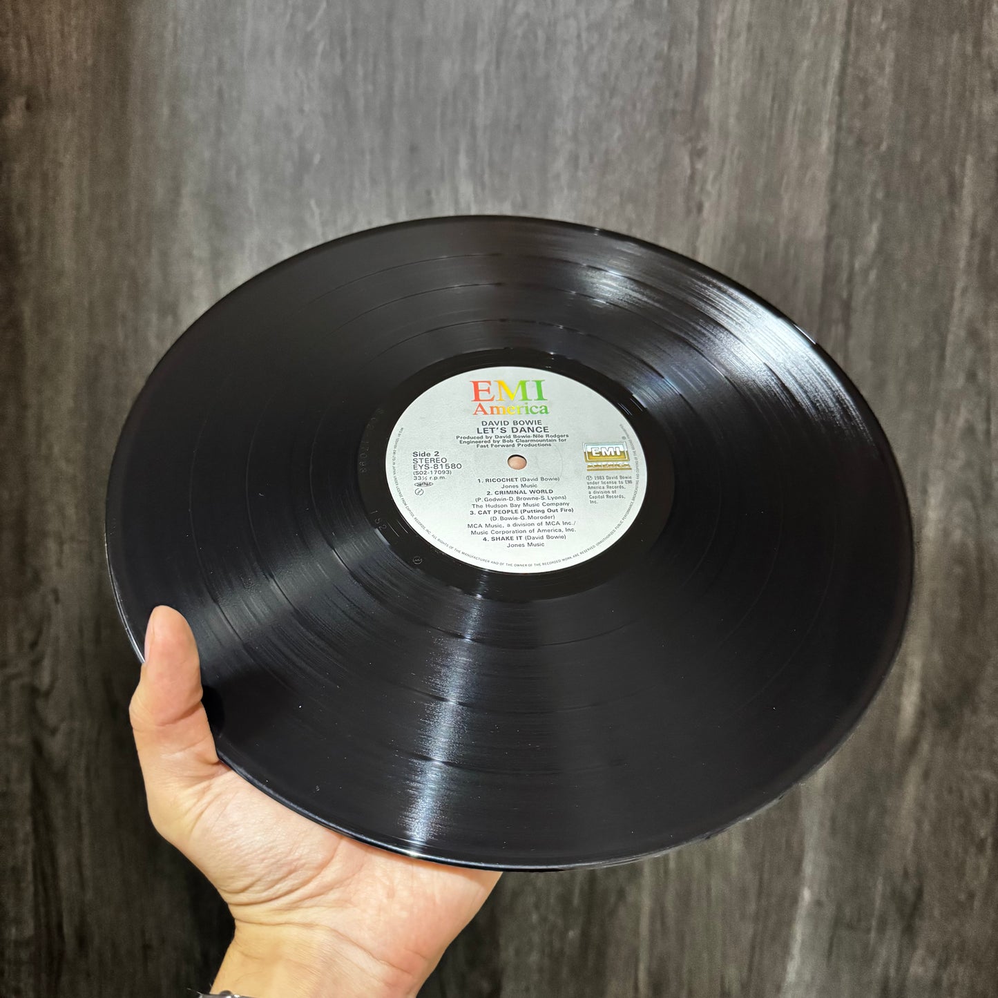 DAVID BOWIE - LETS DANCE LP EDICION JAPONESA